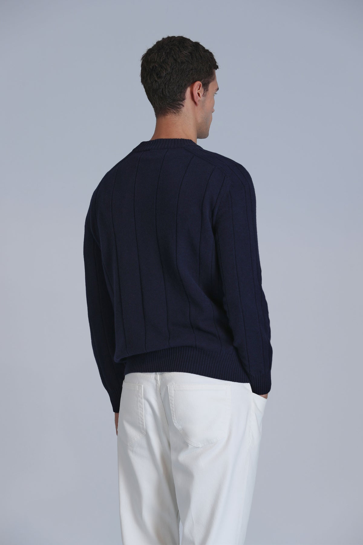 LIGHT SWEATER NAVY BLUE