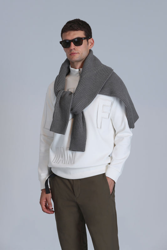 FOCUS SWEAT SHIRT OFF WHITE