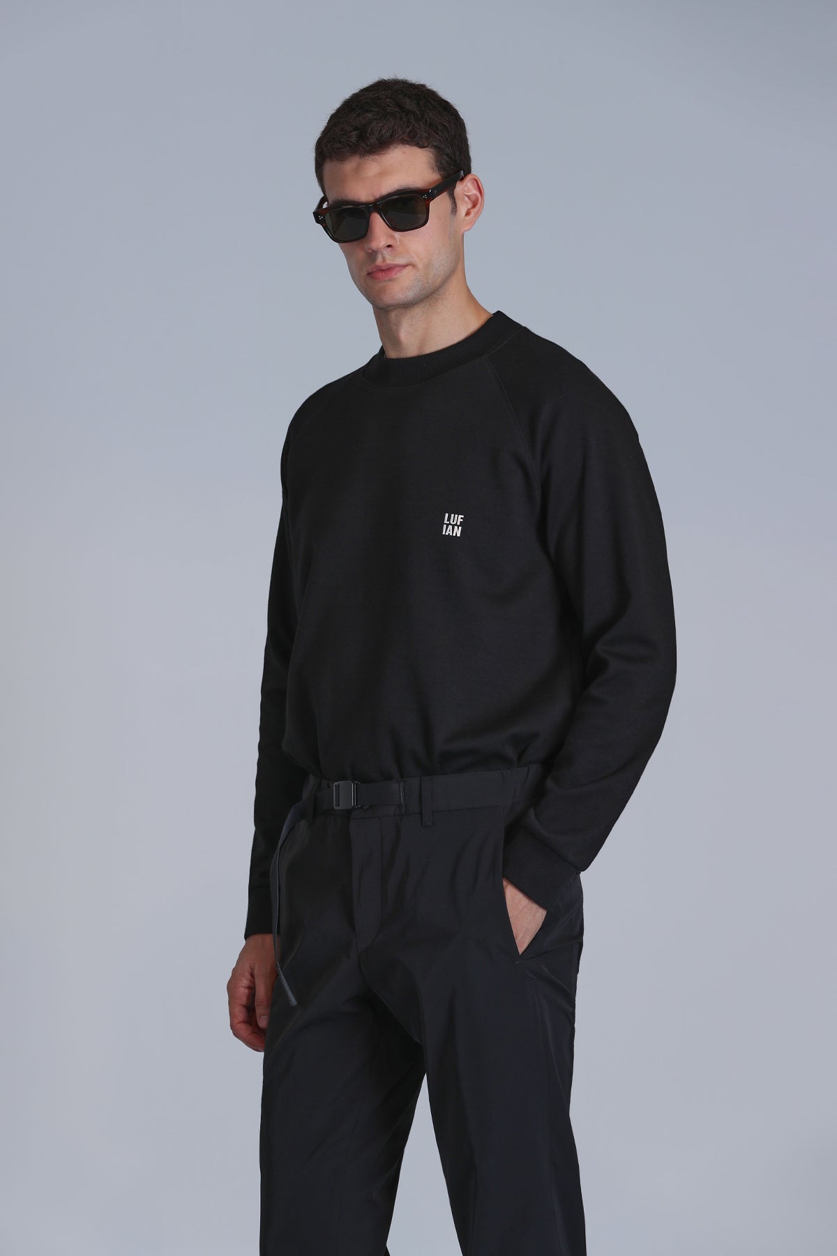 GRANT SWEAT SHIRT BLACK