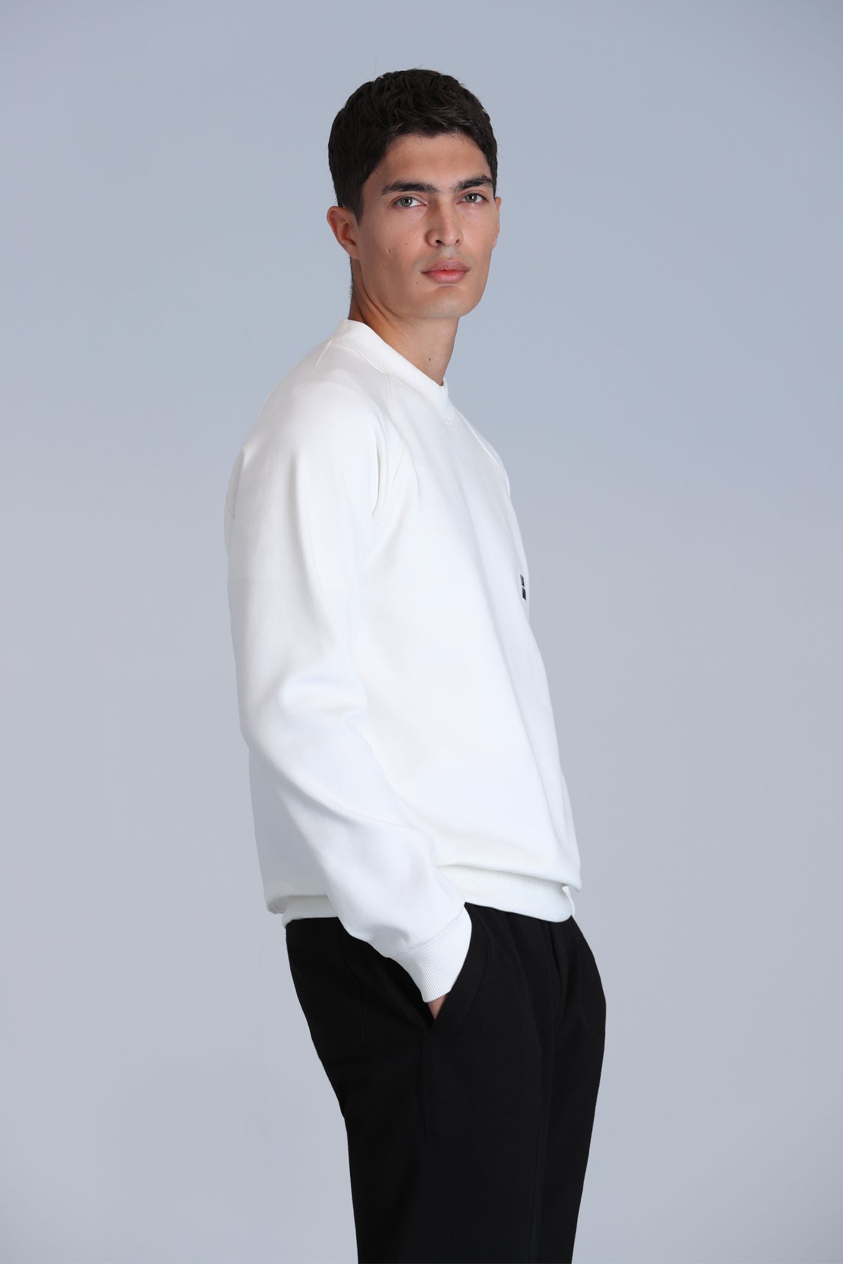 GRANT SWEAT SHIRT OFF WHITE