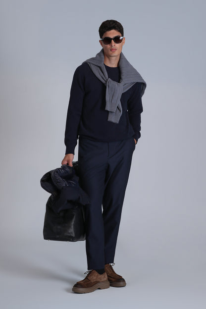 MOON SWEATER NAVY BLUE