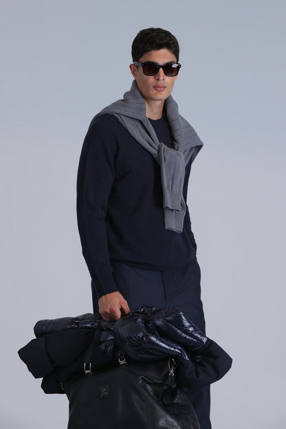 MOON SWEATER NAVY BLUE