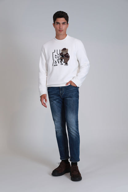 PITCHER SWEAT SHIRT OFF WHITE