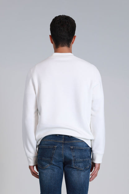 PITCHER SWEAT SHIRT OFF WHITE