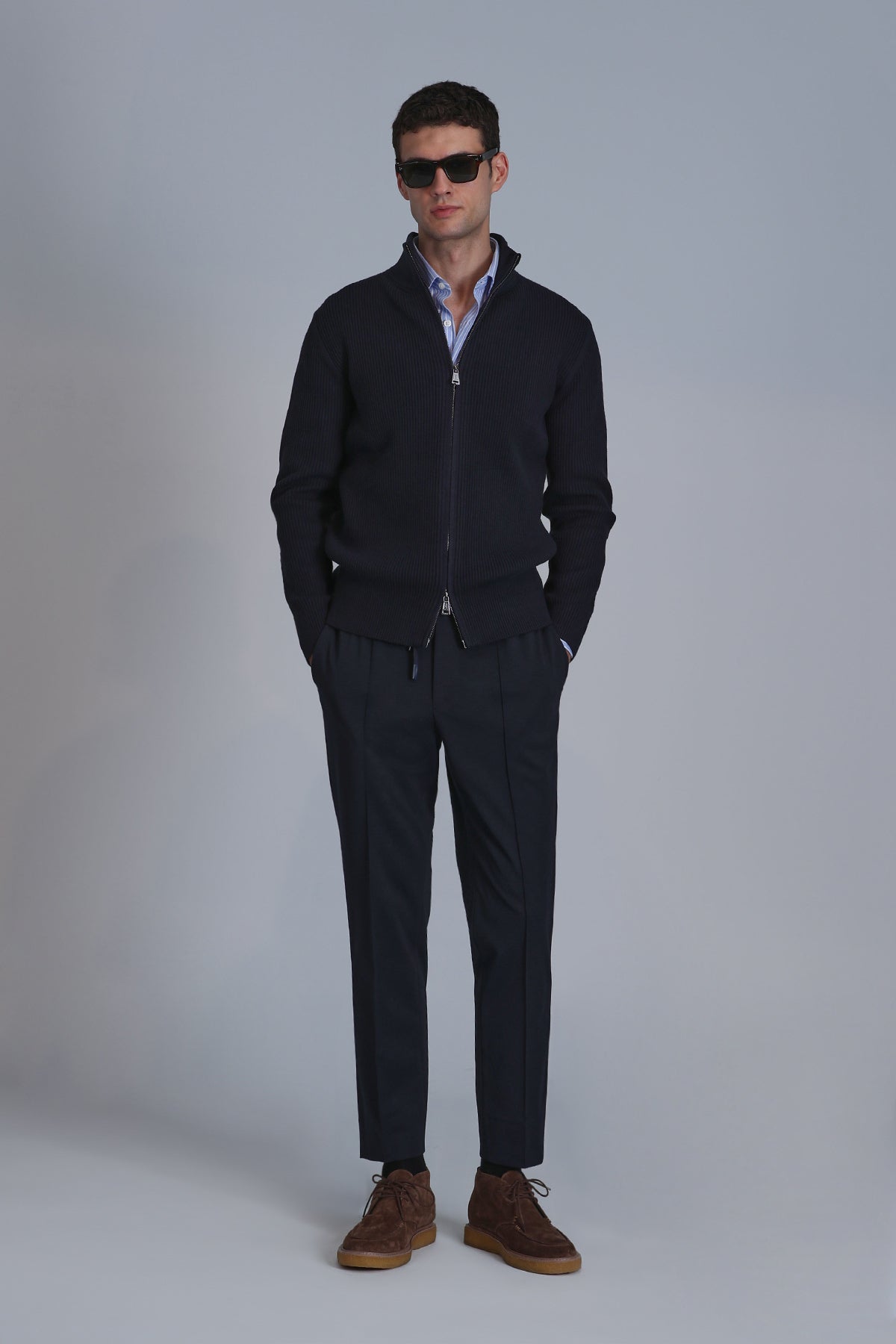 ROAD CARDIGAN NAVY BLUE