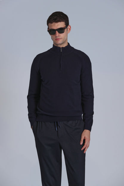 STAVAN SWEATER NAVY BLUE
