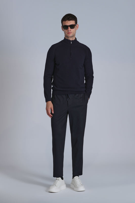 STAVAN SWEATER NAVY BLUE