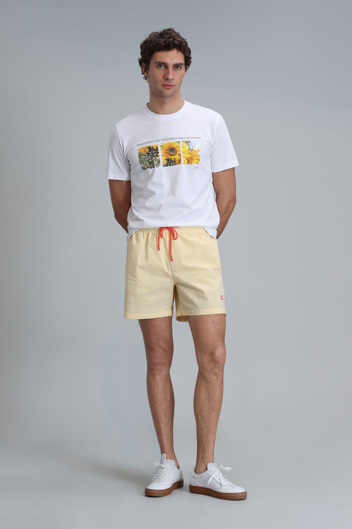 STRIPED SWIMMING SHORT